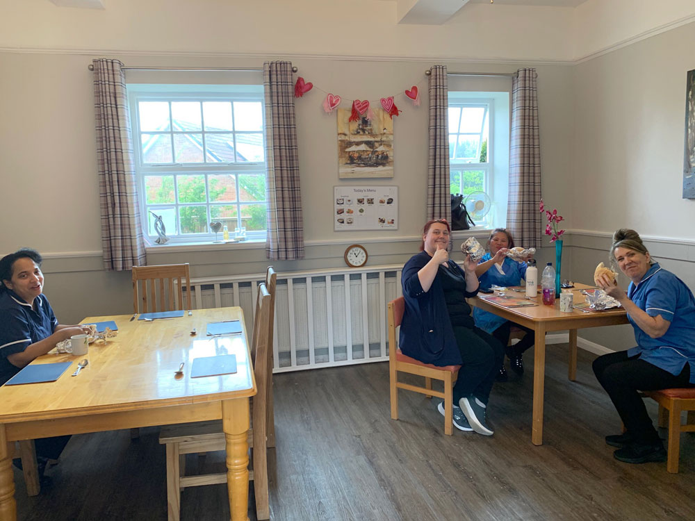 staff breakfast care home gainsborough
